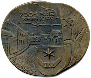 Medal z okazji 700-lecia erkowa - rewers