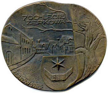 Medal z okazji 700-lecia �erkowa - rewers